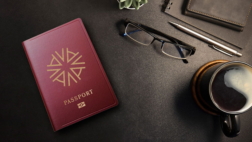 border-image a passport imprinted with the astons logo
