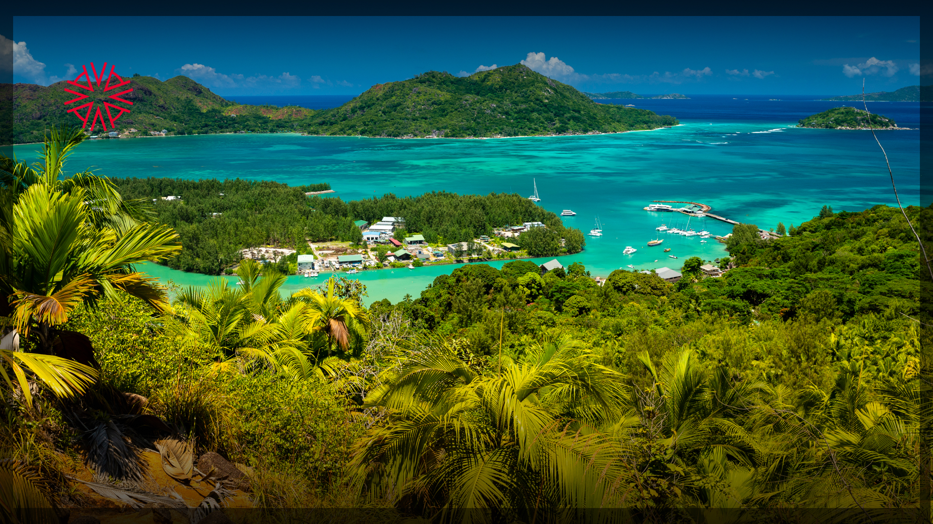 Image of a luxury resort and private beach in the Caribbean